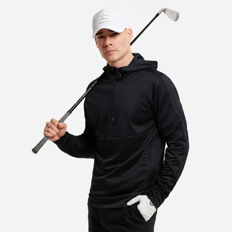 Tavares Quarter Zip Hoodie - Dark Navy sold by be inspired