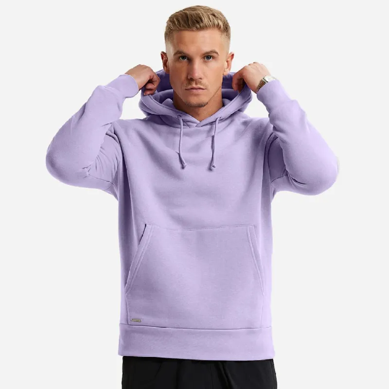 Minimal Overhead Hoodie - Lilac made by be inspired
