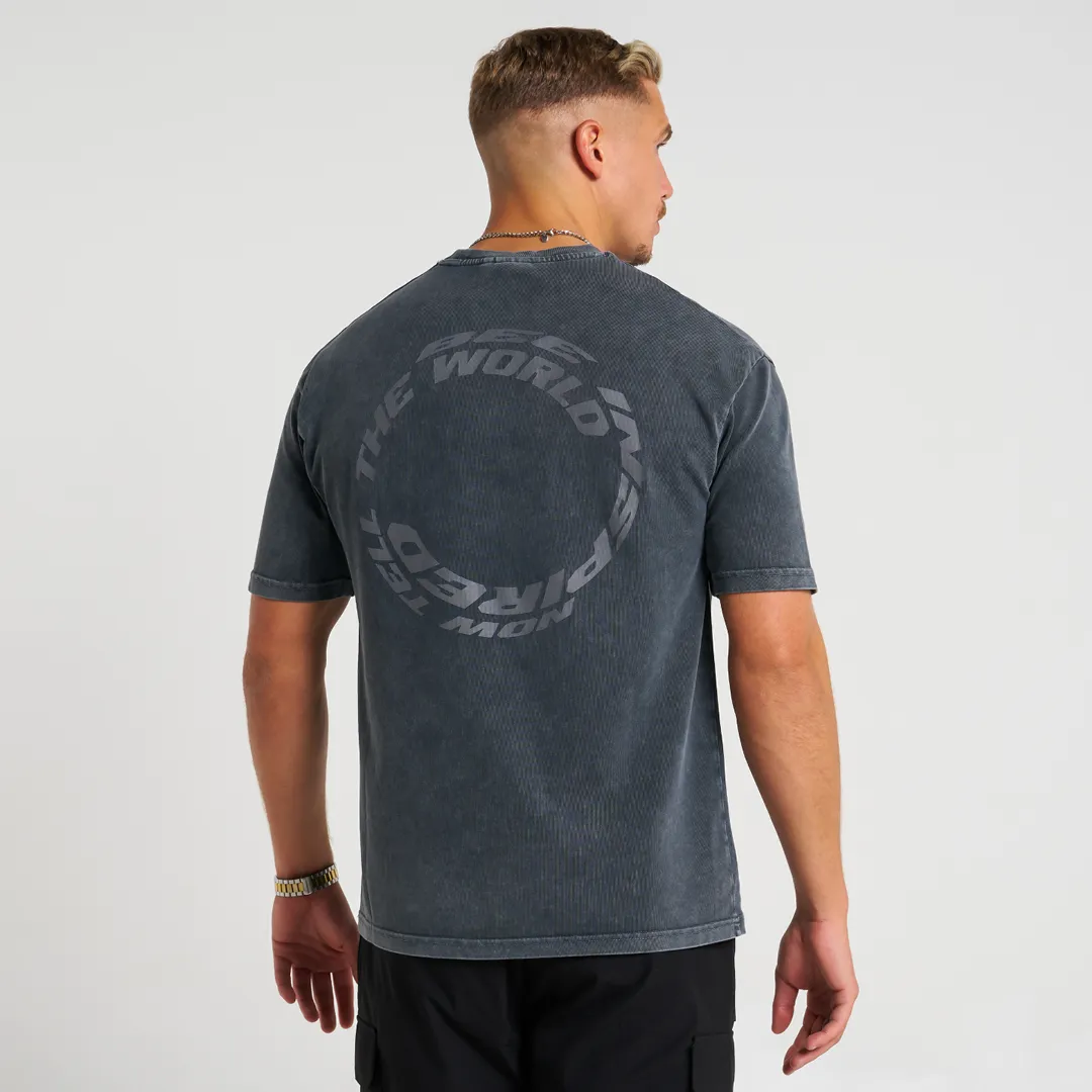 Cote T-shirt - Charcoal sold by be inspired