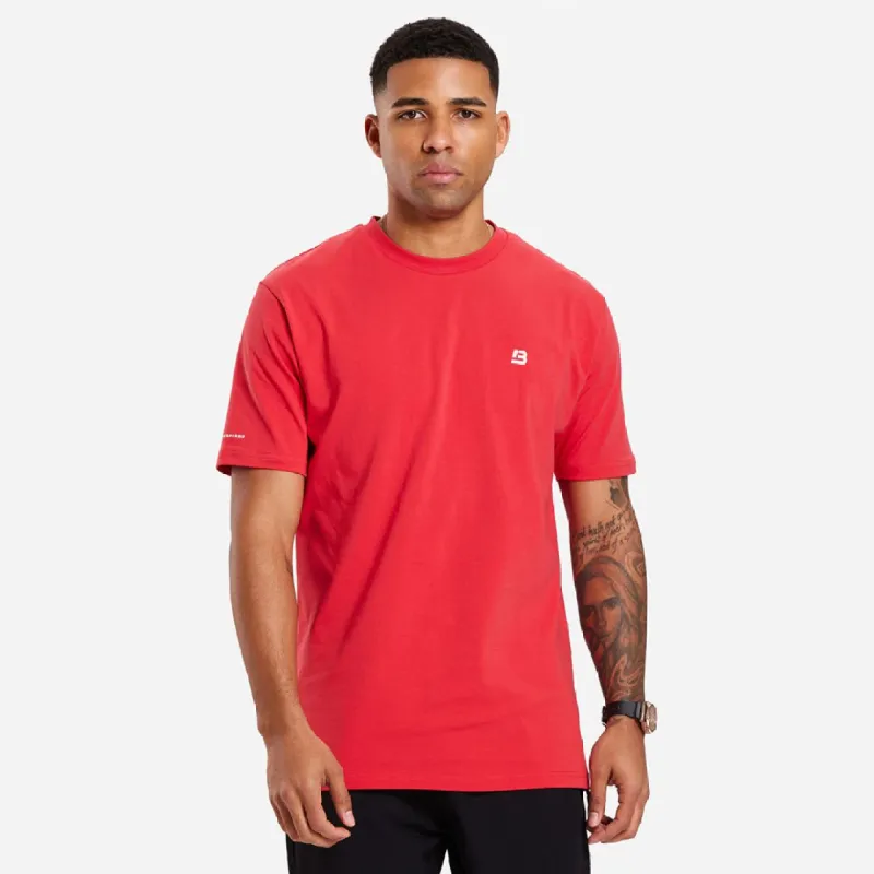 Signature Regular Fit T-Shirt - Red sold by be inspired