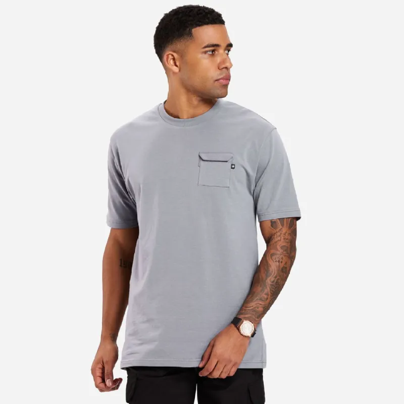 Utility T-Shirt - Light Grey sold by be inspired