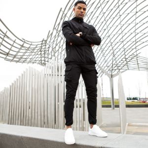 Utility Cargo Pants - Black sold by be inspired