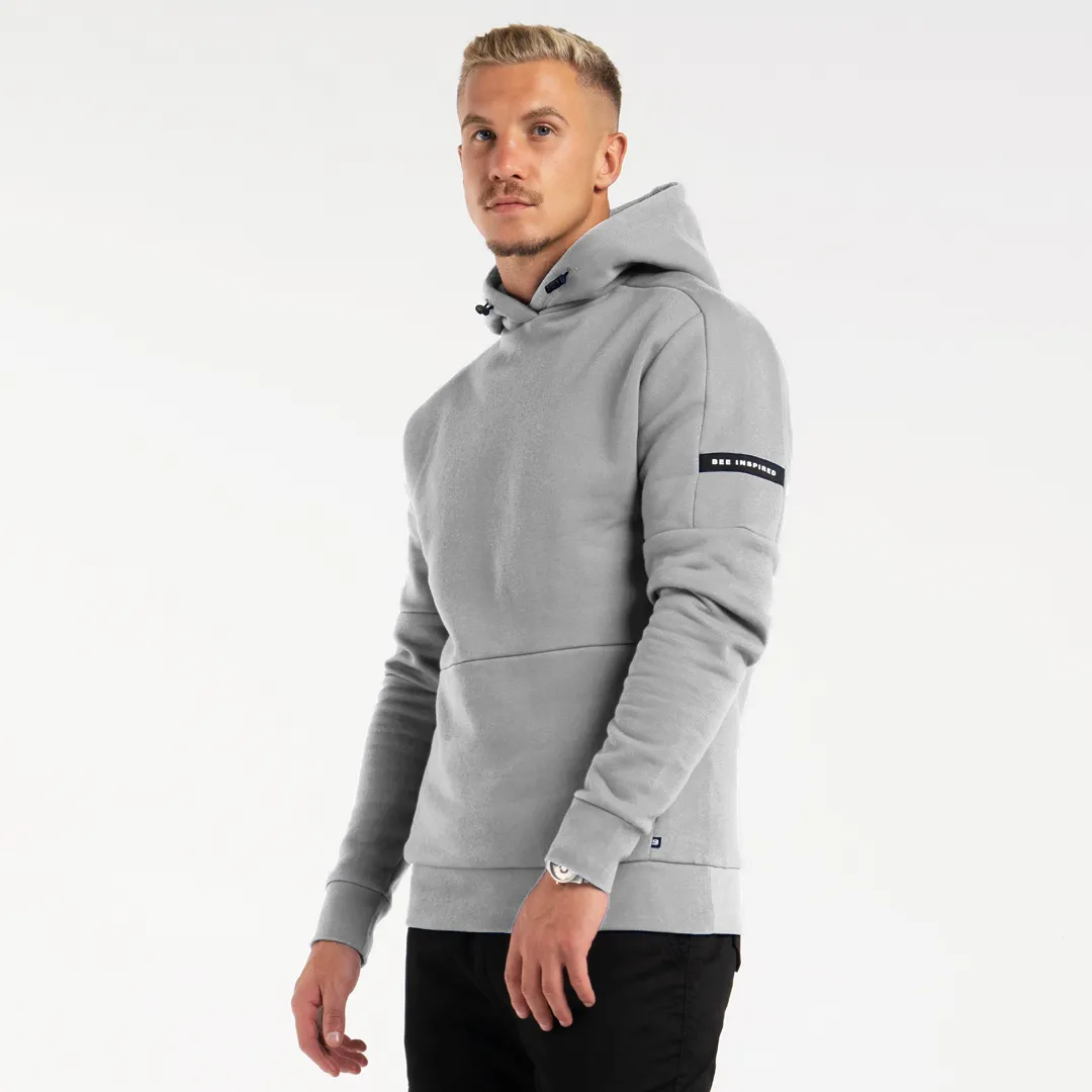 Neto Overhead Hoodie - Grey sold by be inspired