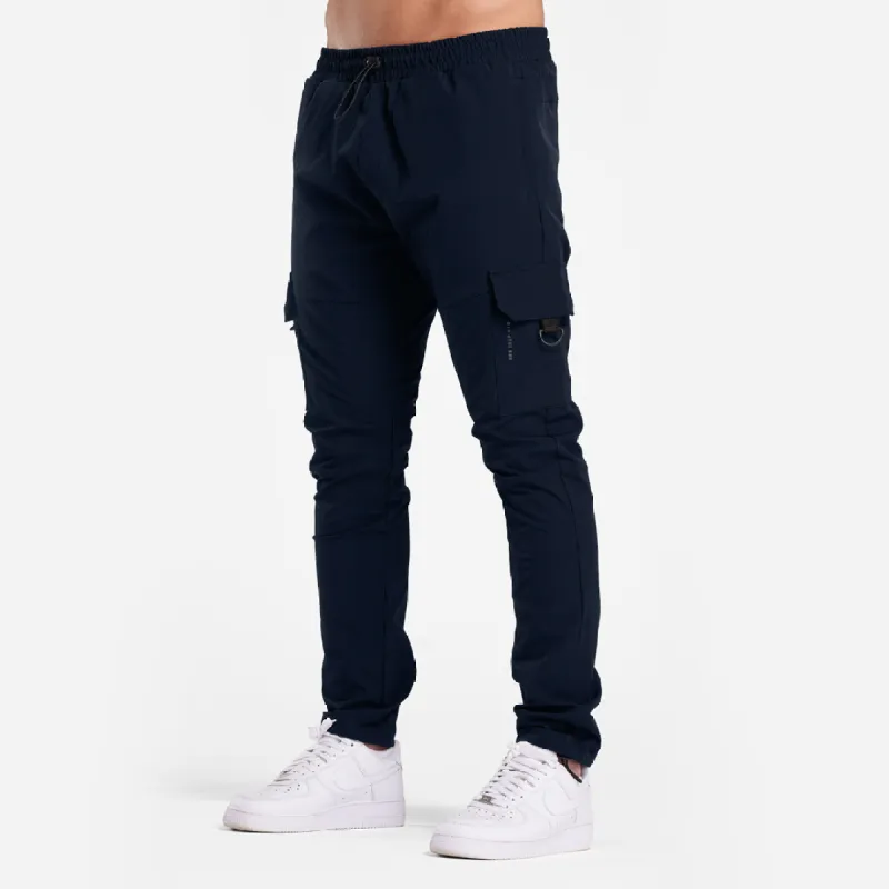 Guardiola Cargo Pants - Navy sold by be inspired