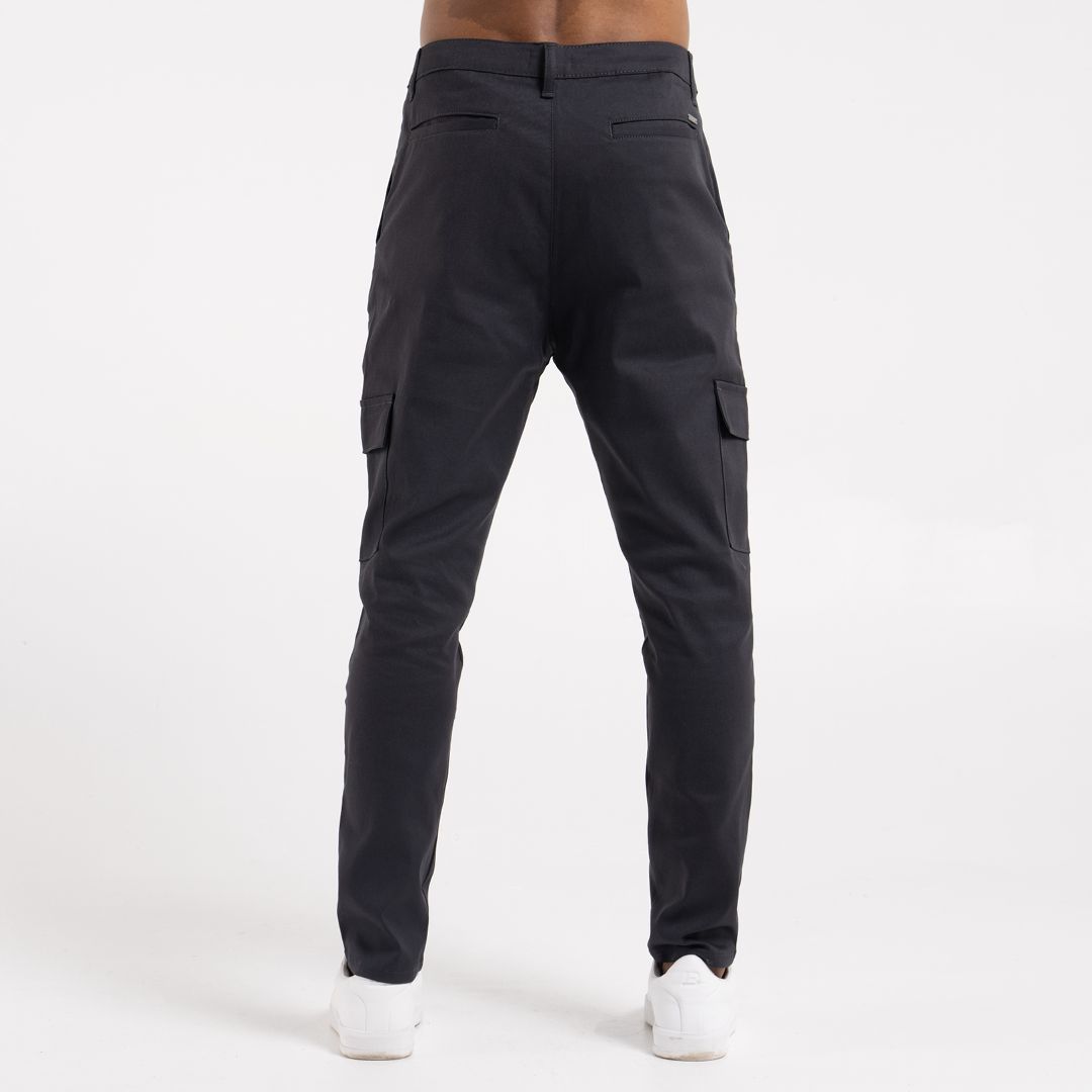 Felipe Cargo Pants - Charcoal sold by be inspired product image thumbnail 4