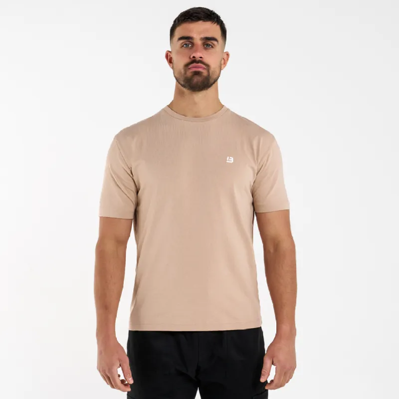 Signature T-Shirt - Sand sold by be inspired