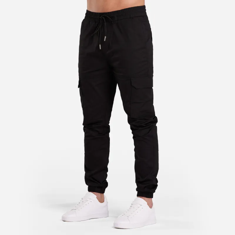 Rivero Cargo Pants - Black sold by be inspired