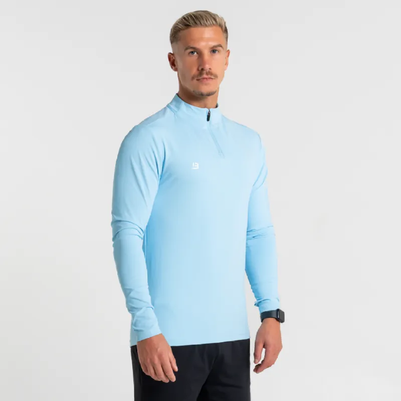 Signature Sports 1/4 Zip - Light Blue sold by be inspired