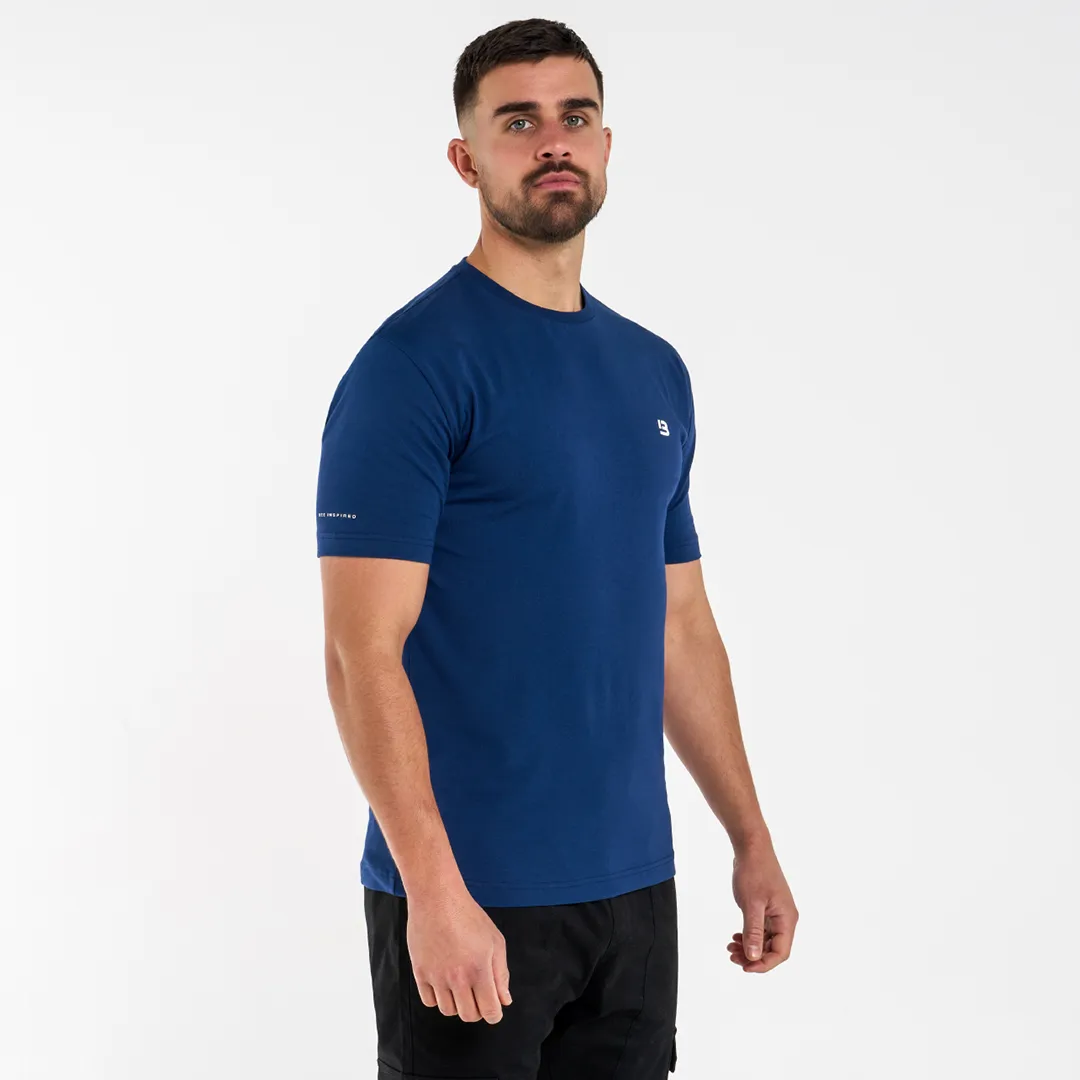 Signature T-Shirt - Navy sold by be inspired