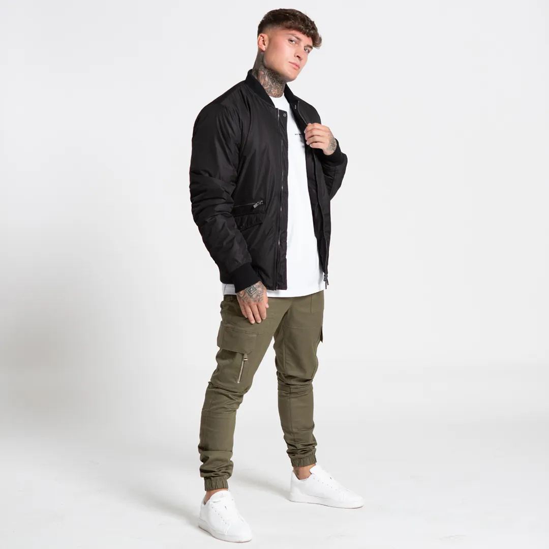 Suarez Bomber Jacket - Black sold by be inspired product image thumbnail 2