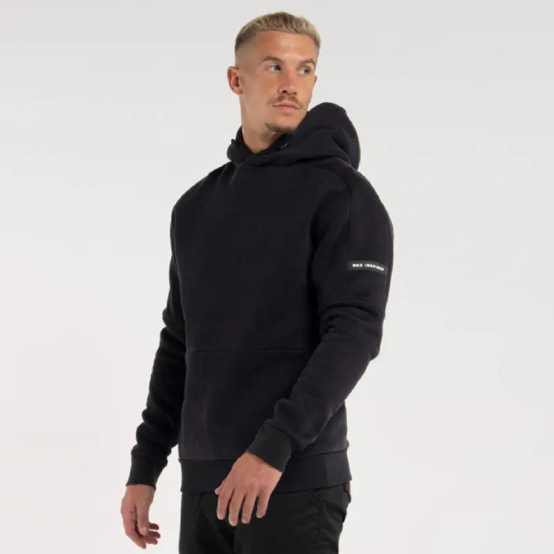 Neto Overhead Hoodie - Black sold by be inspired