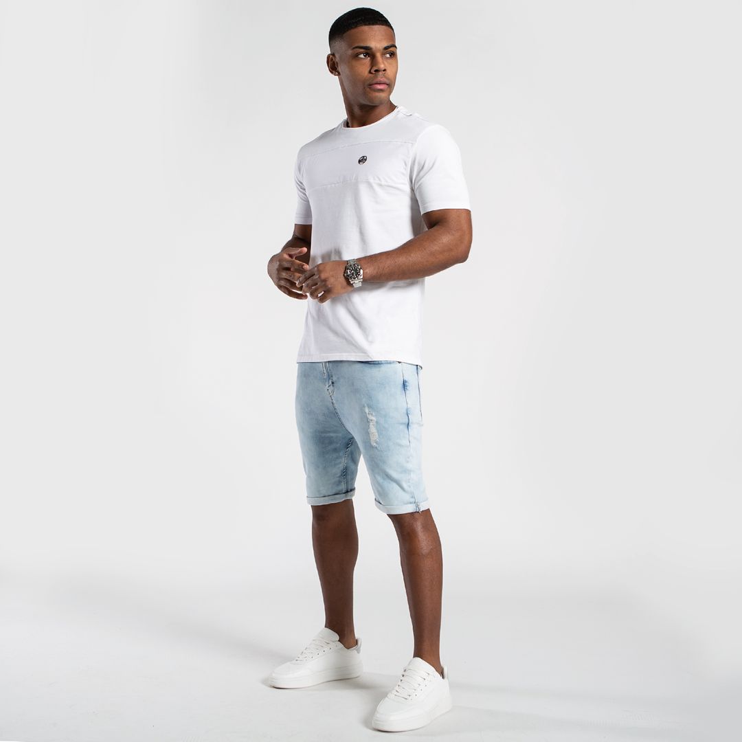 Roca Denim Short - Ice Blue sold by be inspired product image thumbnail 2