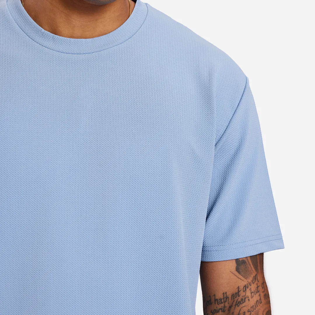 Leno T-Shirt - Ice Blue sold by be inspired product image thumbnail 4