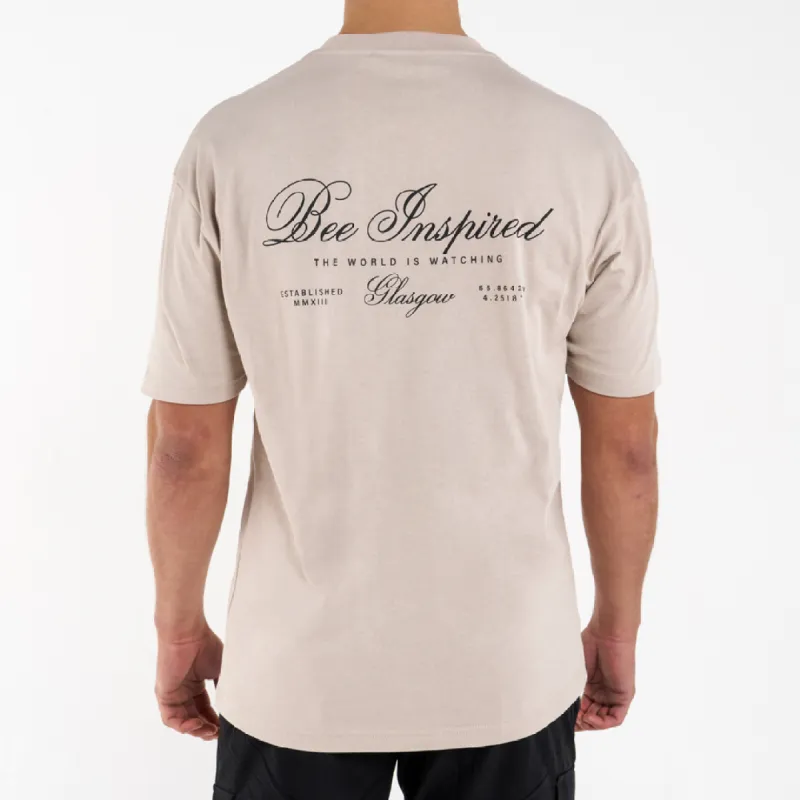 Olise T-Shirt - Cement sold by be inspired