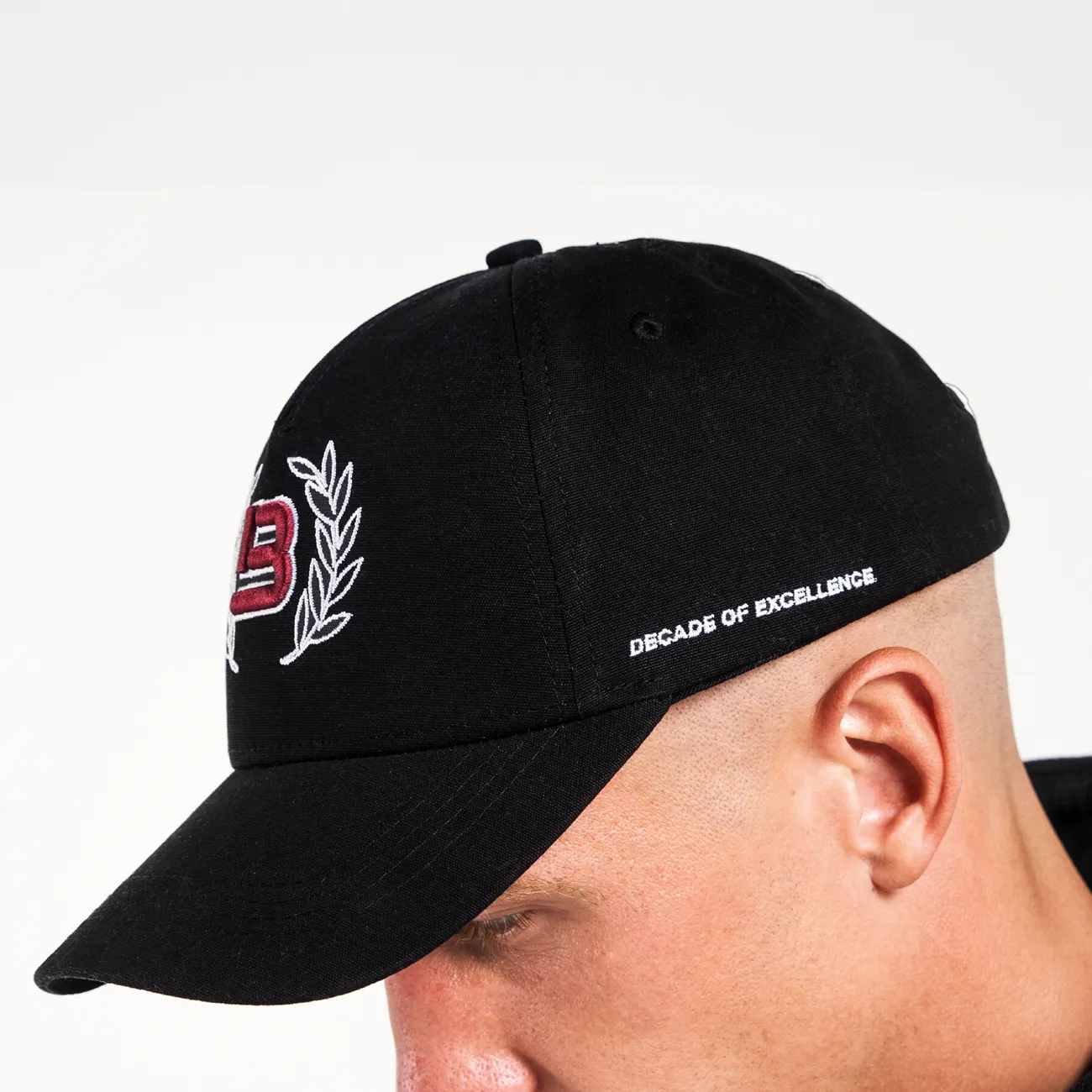Decade Baseball Cap - Jet Black sold by be inspired product image thumbnail 2