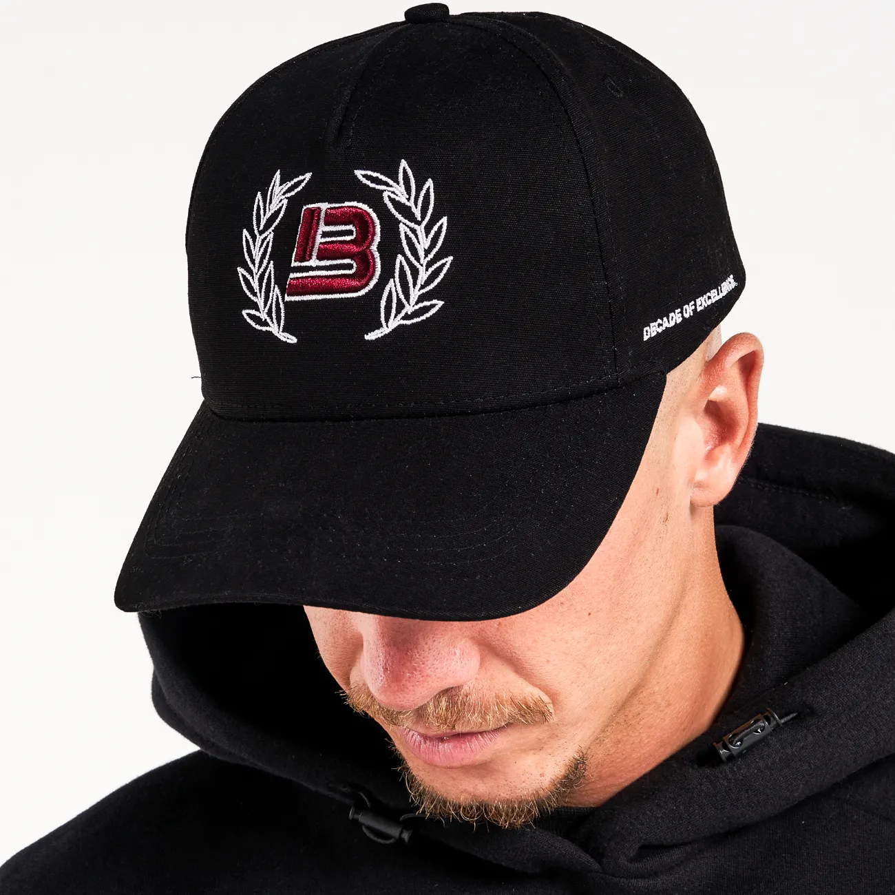 Decade Baseball Cap - Jet Black sold by be inspired product image thumbnail 4