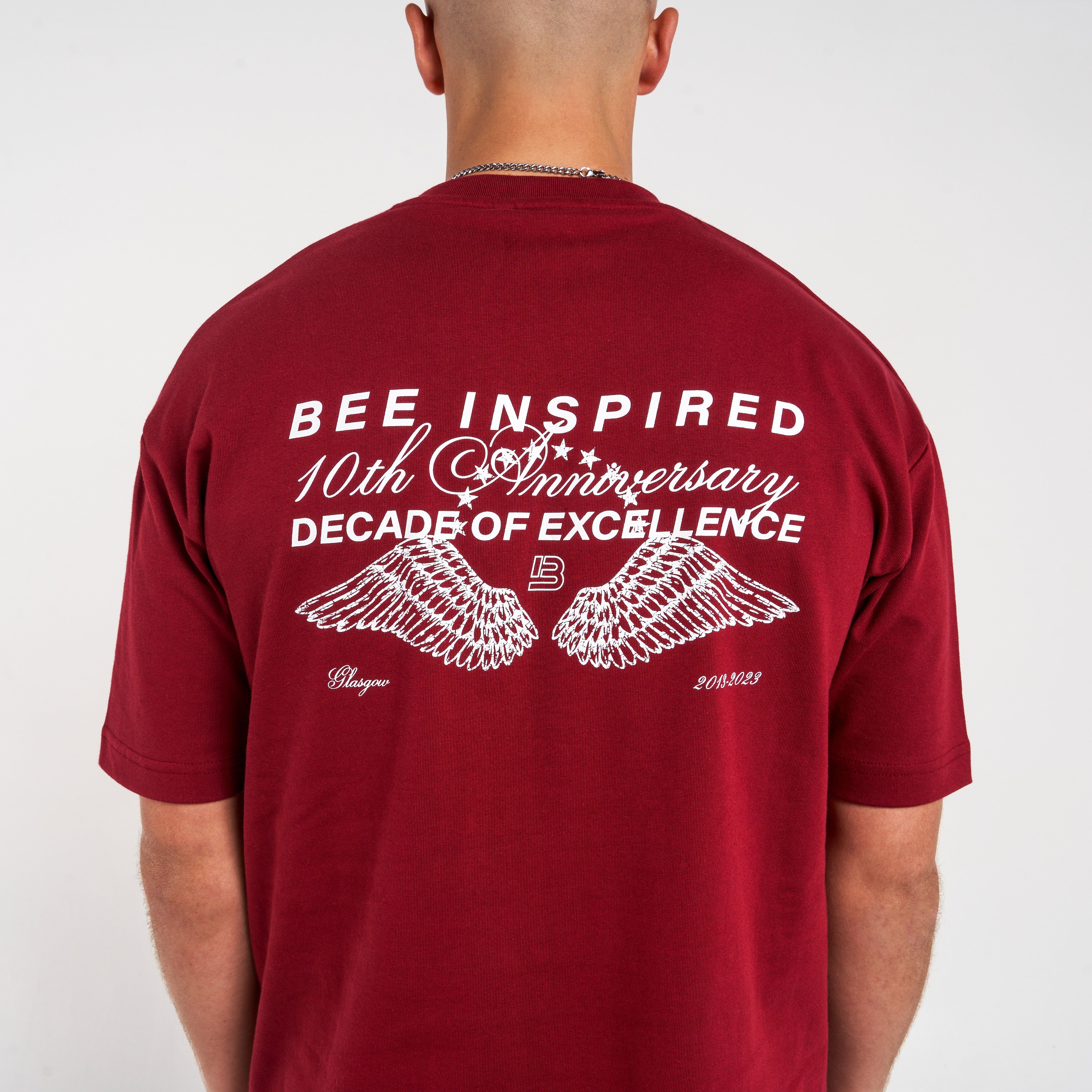 Decade T-Shirt - Red sold by be inspired product image thumbnail 2