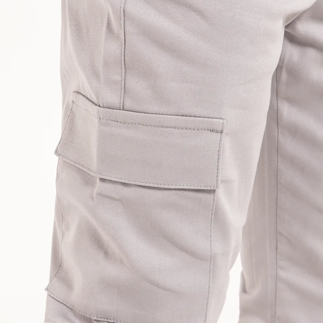 Felipe Cargo Pants - Light Grey sold by be inspired product image thumbnail 4