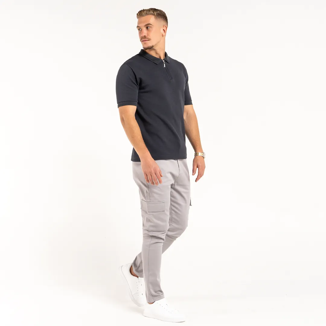 Felipe Cargo Pants - Light Grey sold by be inspired product image thumbnail 2