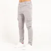 Felipe Cargo Pants - Light Grey sold by be inspired
