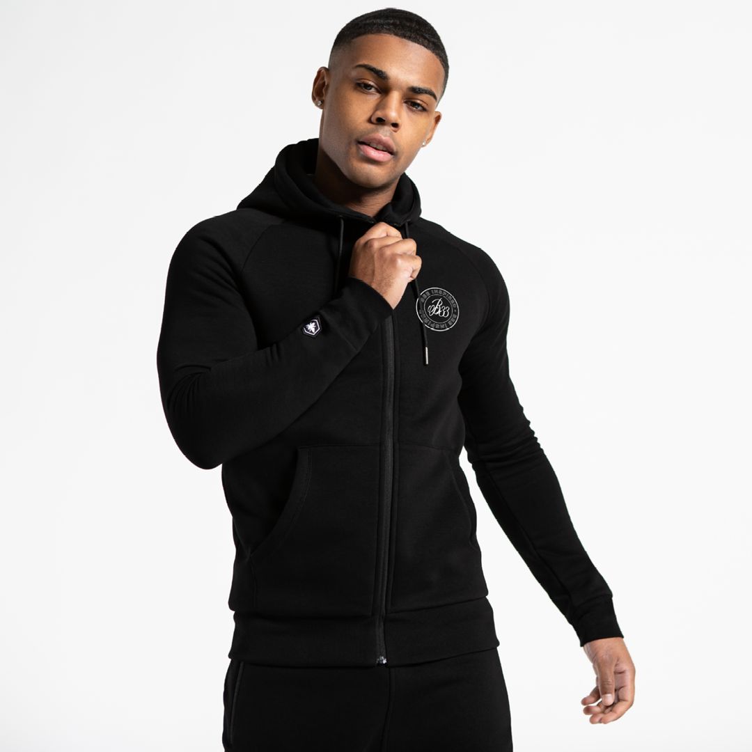 Classic Zip Hoodie - Black sold by be inspired