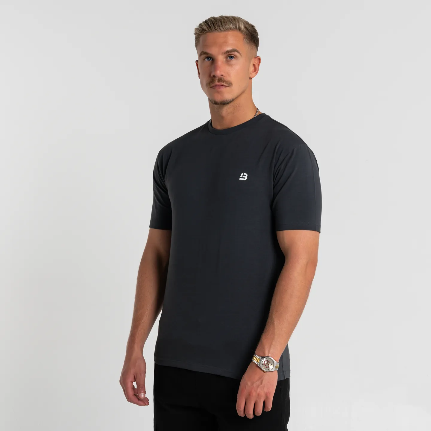 Signature T-Shirt - Charcoal sold by be inspired