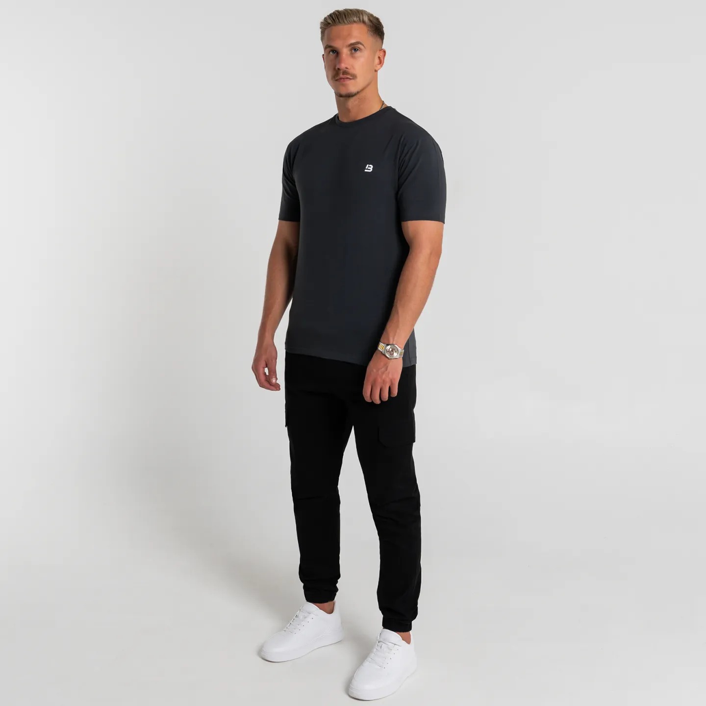 Signature T-Shirt - Charcoal sold by be inspired product image thumbnail 2