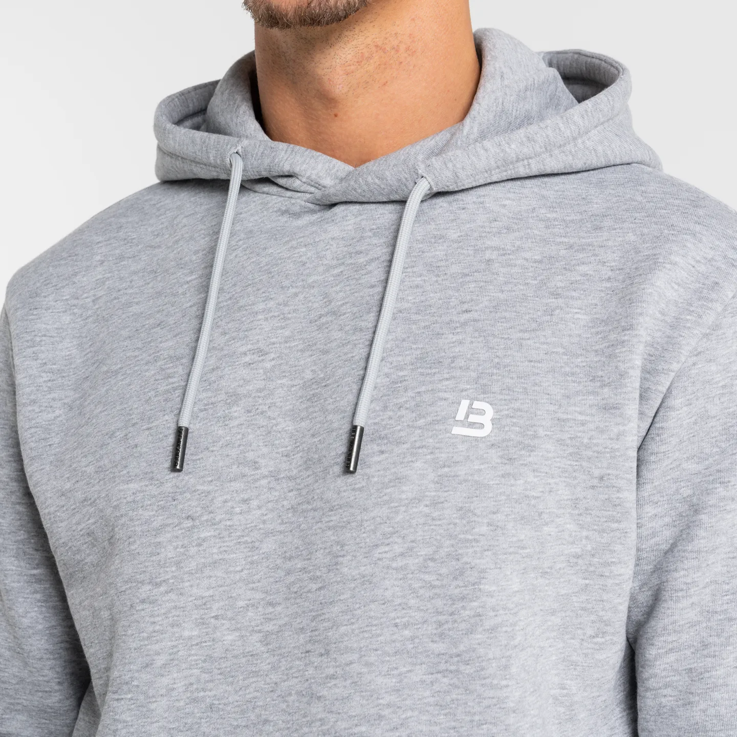 Signature Hoodie - Grey Marl sold by be inspired product image thumbnail 3