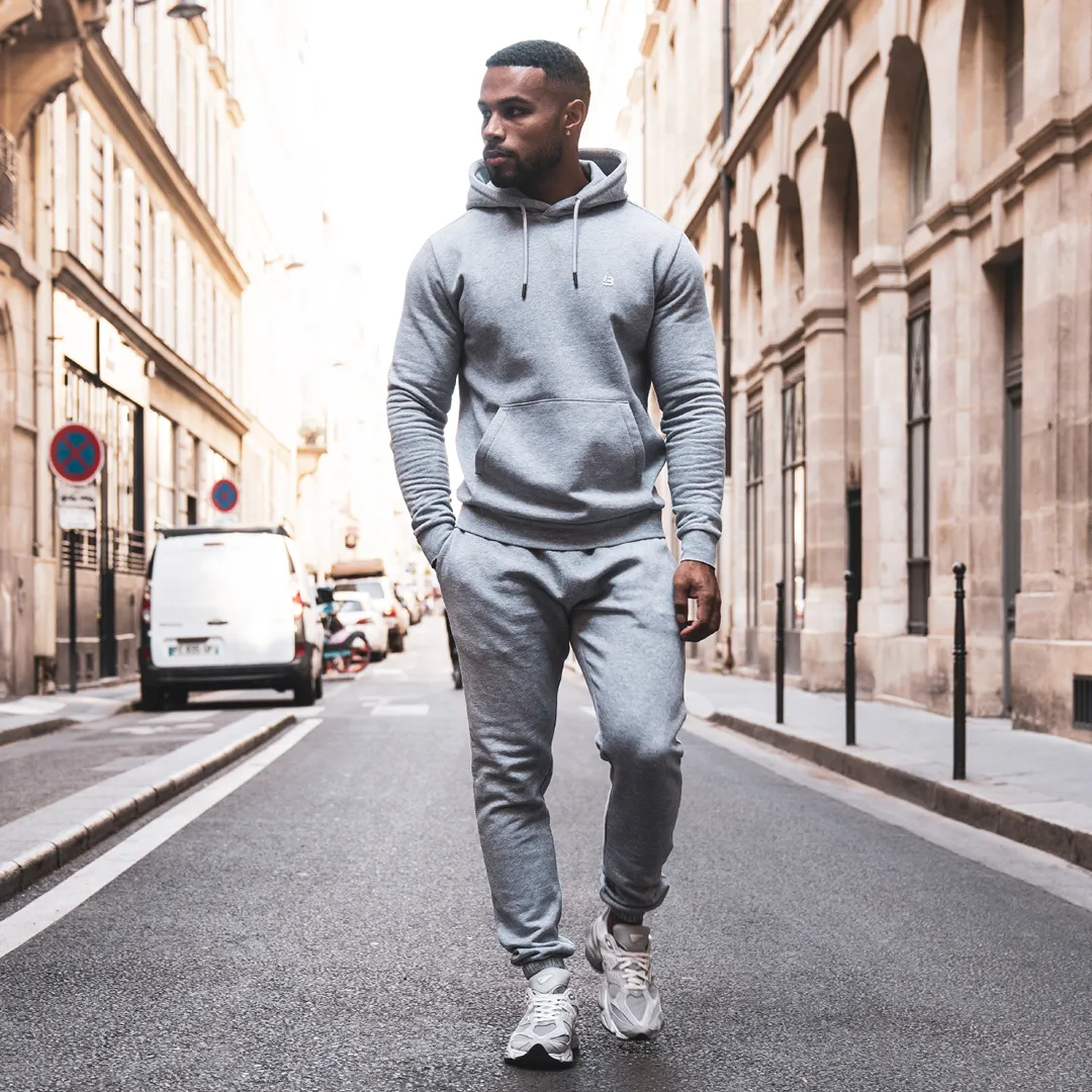 Signature Hoodie - Grey Marl sold by be inspired product image thumbnail 5