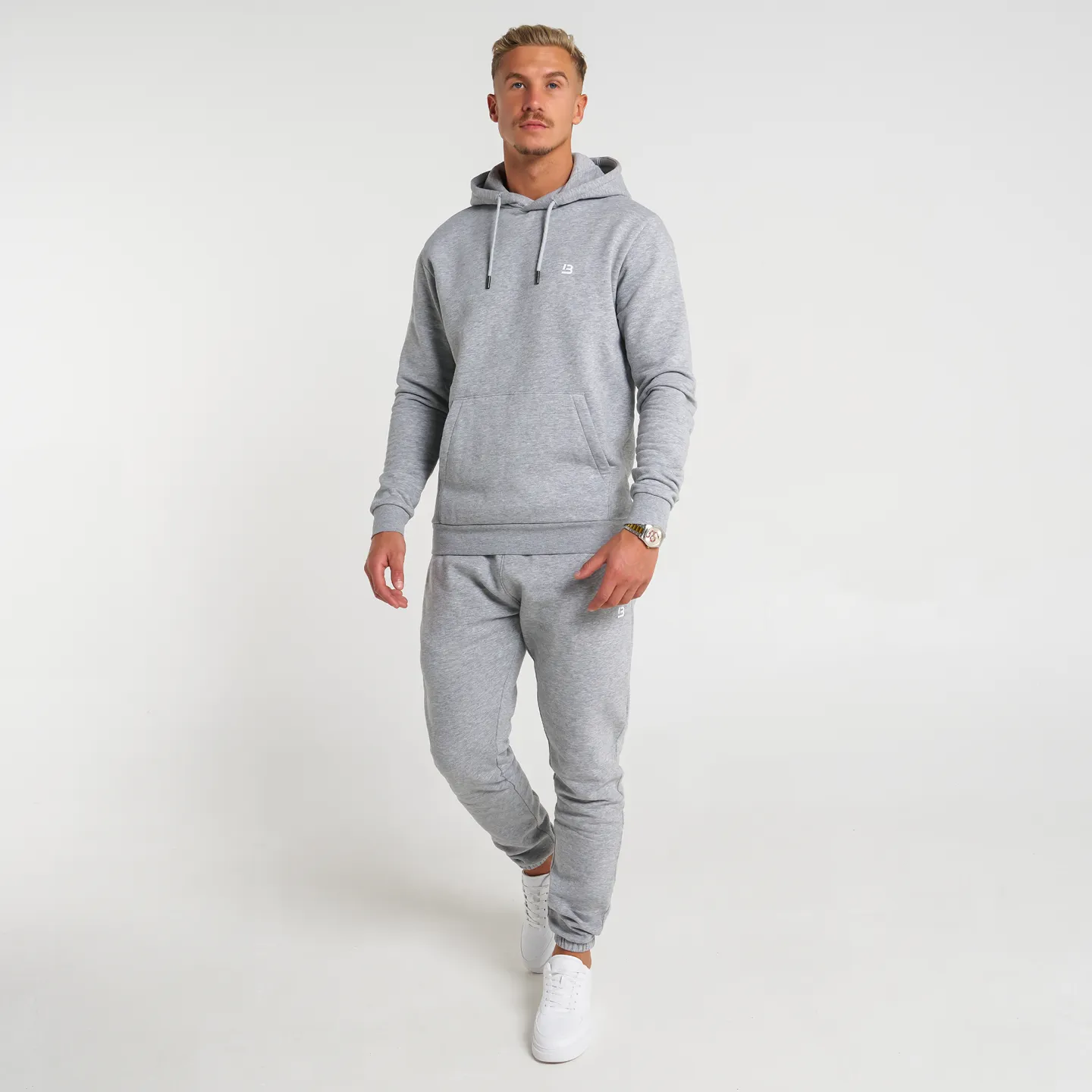 Signature Hoodie - Grey Marl sold by be inspired product image thumbnail 2