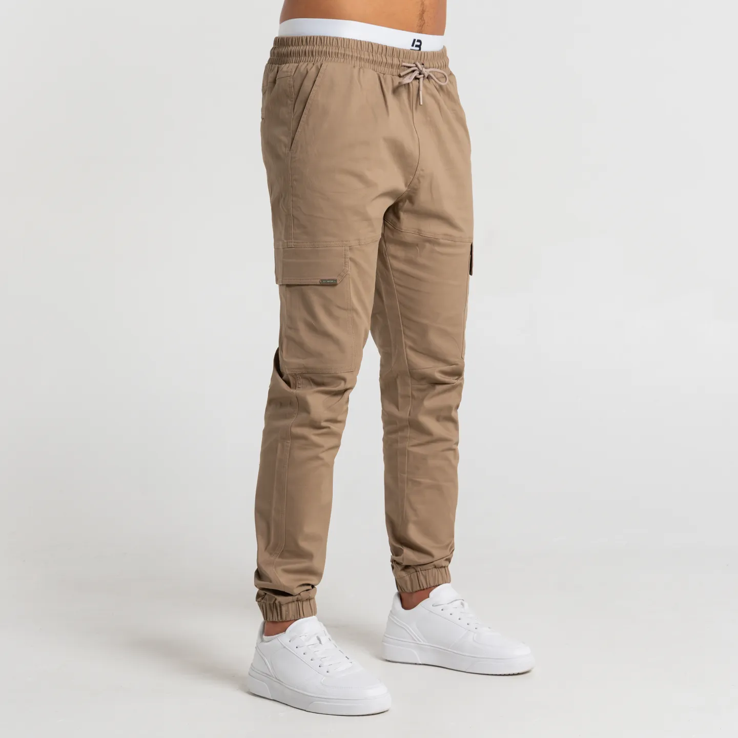Rivero Cargo Pants - Taupe sold by be inspired