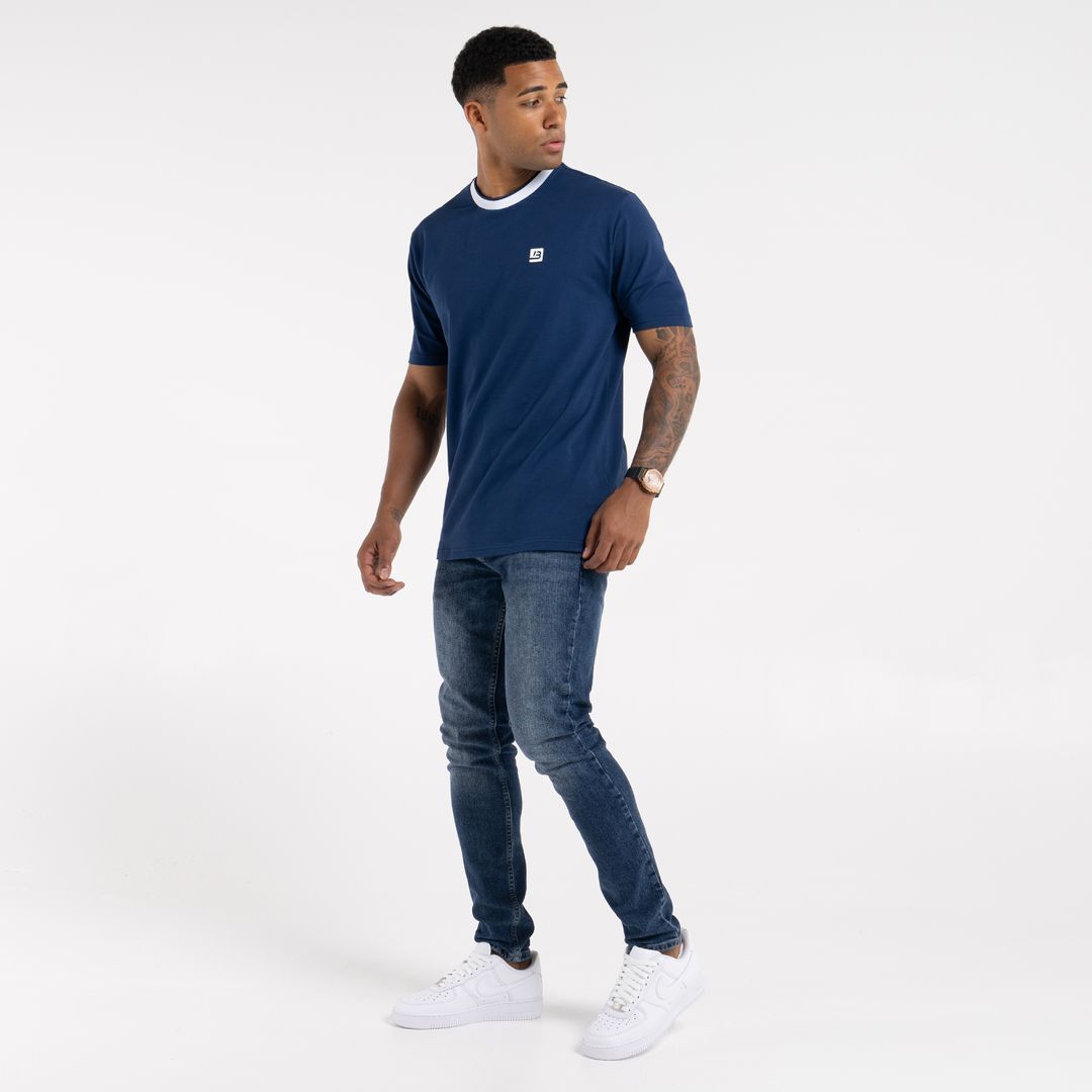 Clarke T-Shirt - Navy sold by be inspired product image thumbnail 2