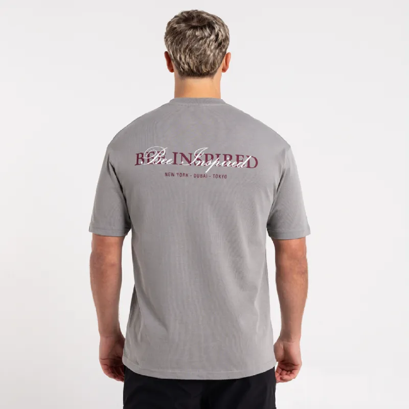 Stach T-Shirt - Grey sold by be inspired