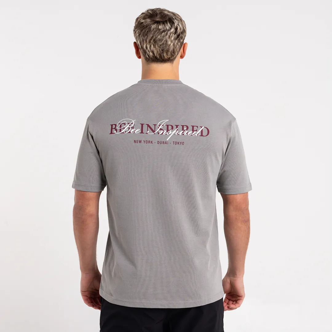 Stach T-Shirt - Grey sold by be inspired