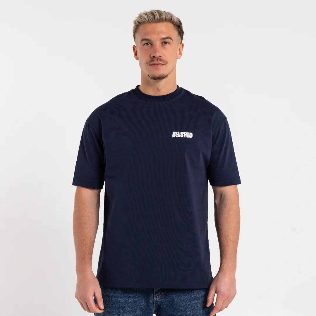 Aguirre T-Shirt - Navy sold by be inspired product image thumbnail 2