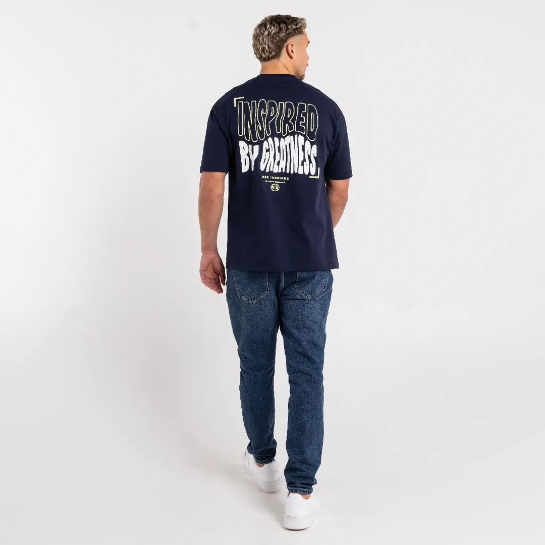 Aguirre T-Shirt - Navy sold by be inspired product image thumbnail 3