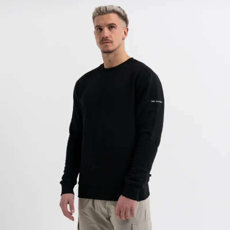 Hartley Crew Sweater - Black sold by be inspired