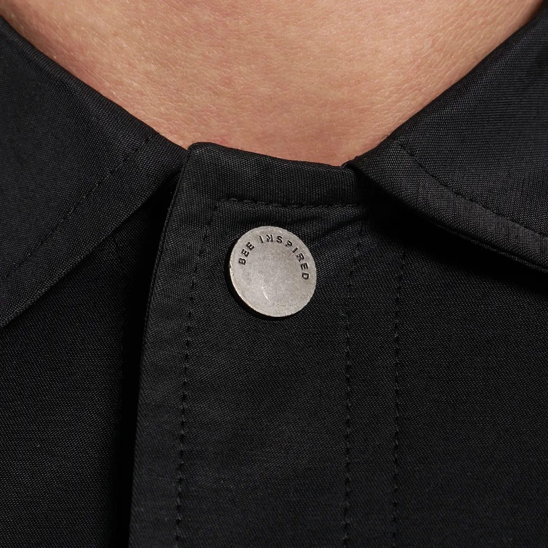 Hanley Trench Coat - Black sold by be inspired product image thumbnail 3