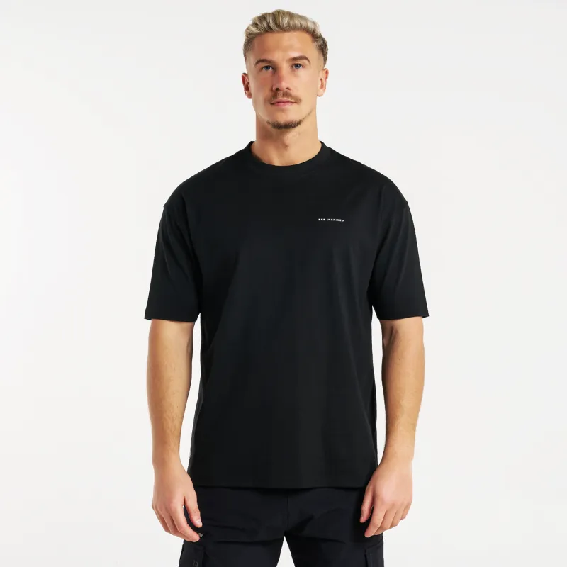 Diallo T-shirt - Black made by be inspired