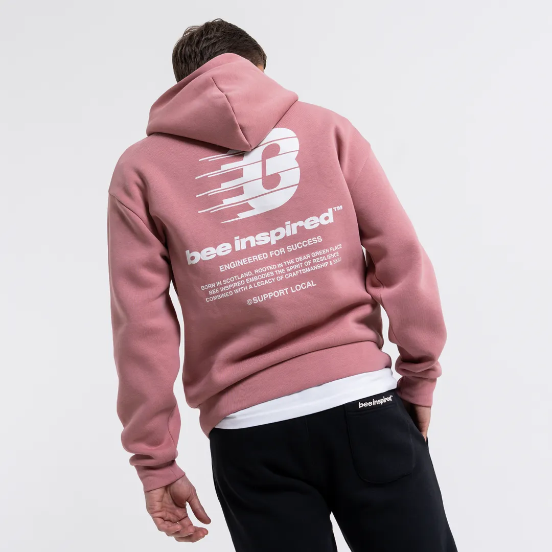 Cristante Hoodie - Dusky Pink sold by be inspired