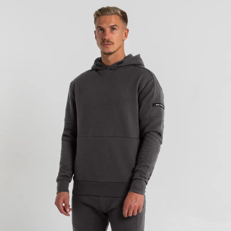 Neto Overhead Hoodie - Charcoal sold by be inspired