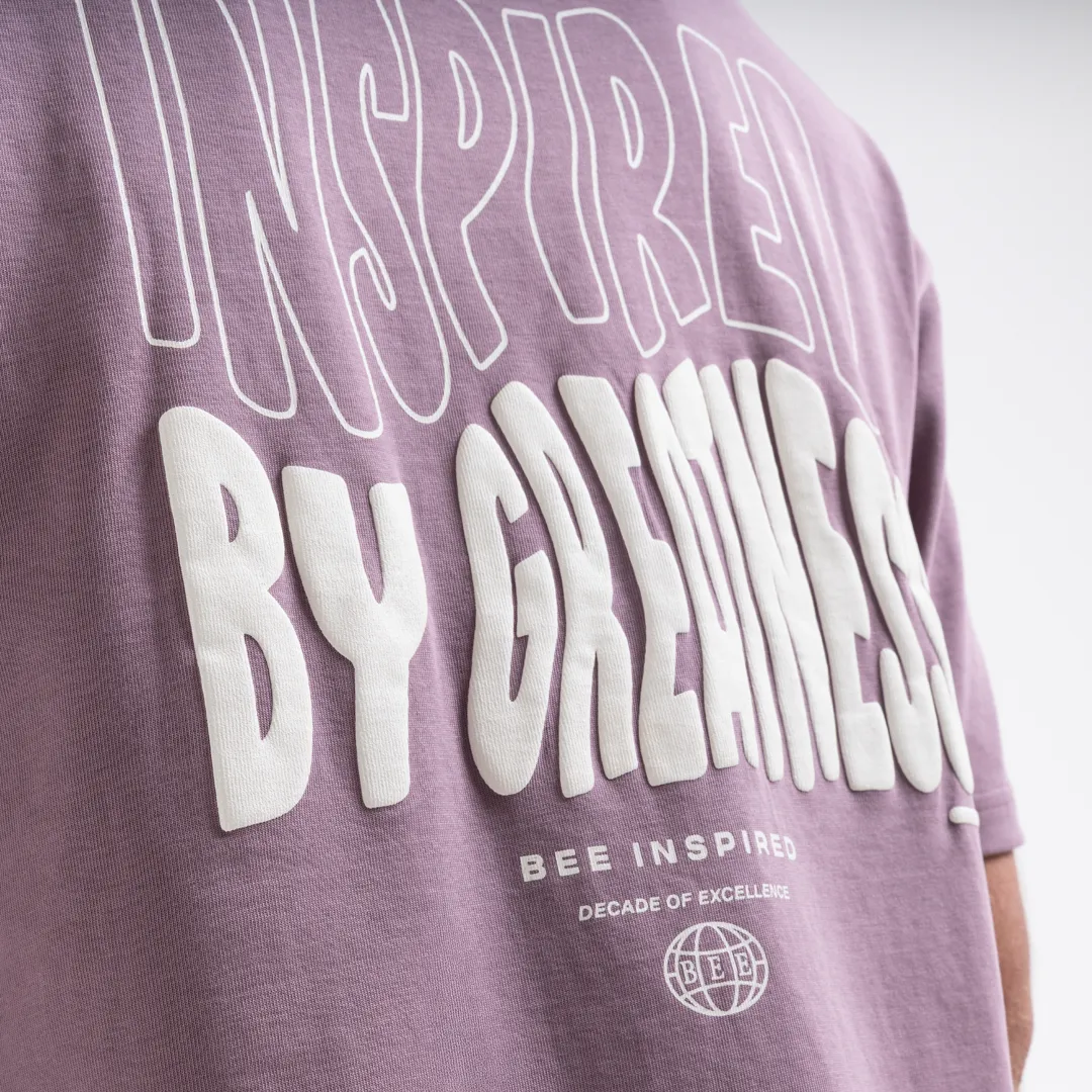 Aguirre T-Shirt - Mauve Dusk / White sold by be inspired product image thumbnail 4