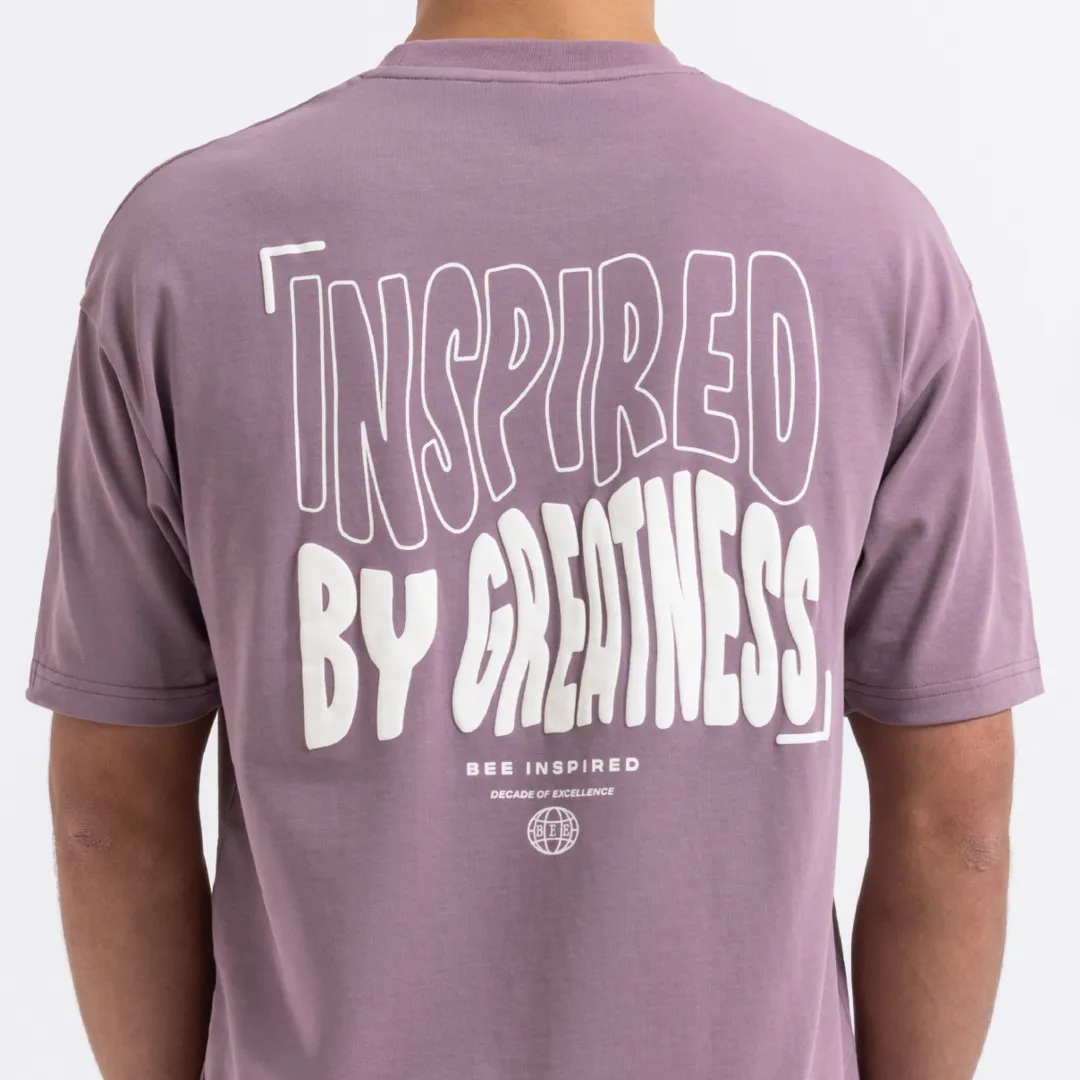 Aguirre T-Shirt - Mauve Dusk / White sold by be inspired product image thumbnail 5