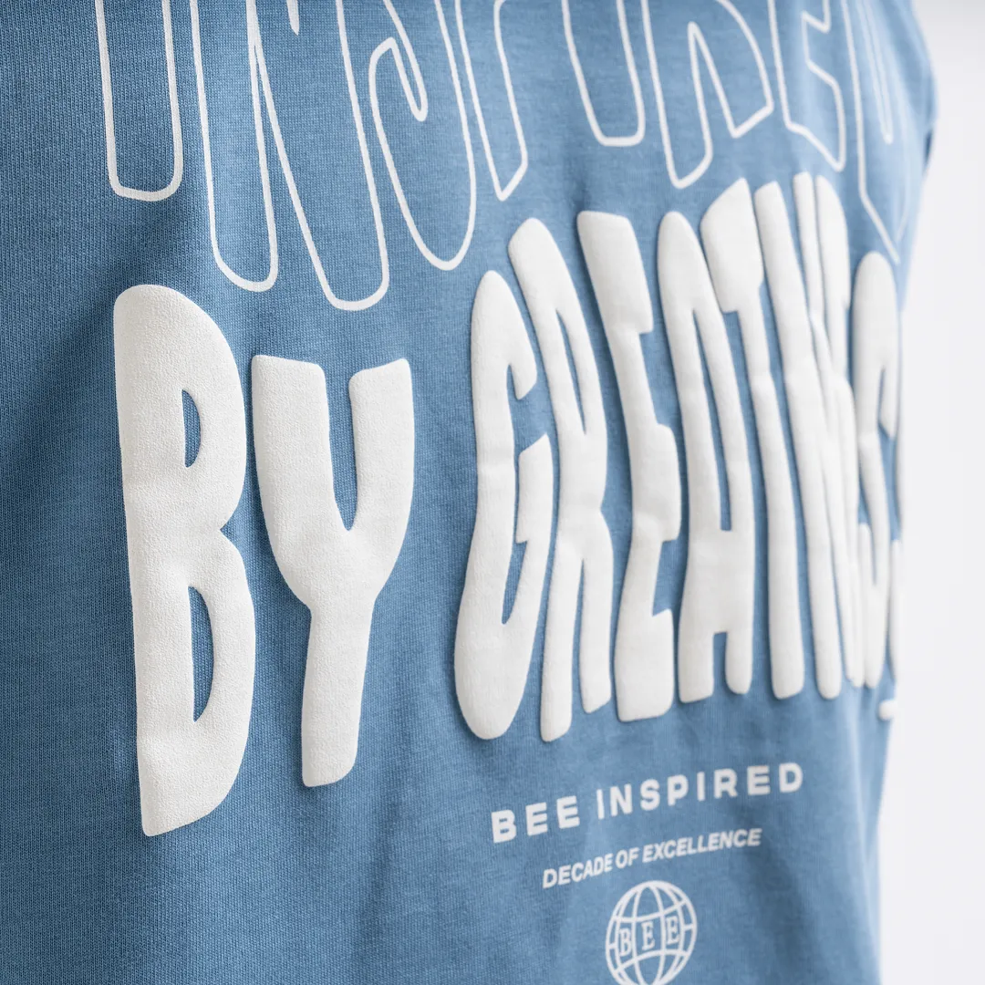 Aguirre T-Shirt - Dusky Blue/White sold by be inspired product image thumbnail 5