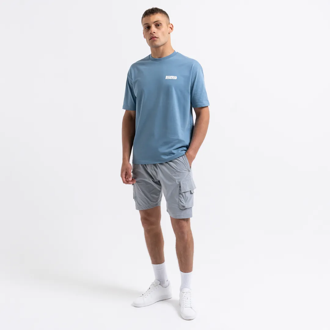 Aguirre T-Shirt - Dusky Blue/White sold by be inspired product image thumbnail 2