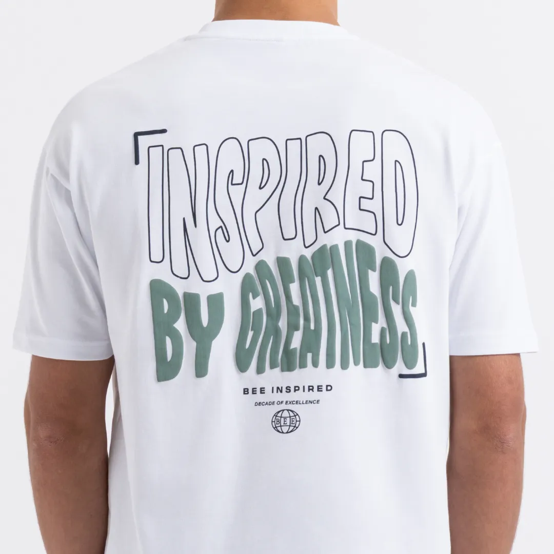 Aguirre T-Shirt - White/Sage sold by be inspired product image thumbnail 5
