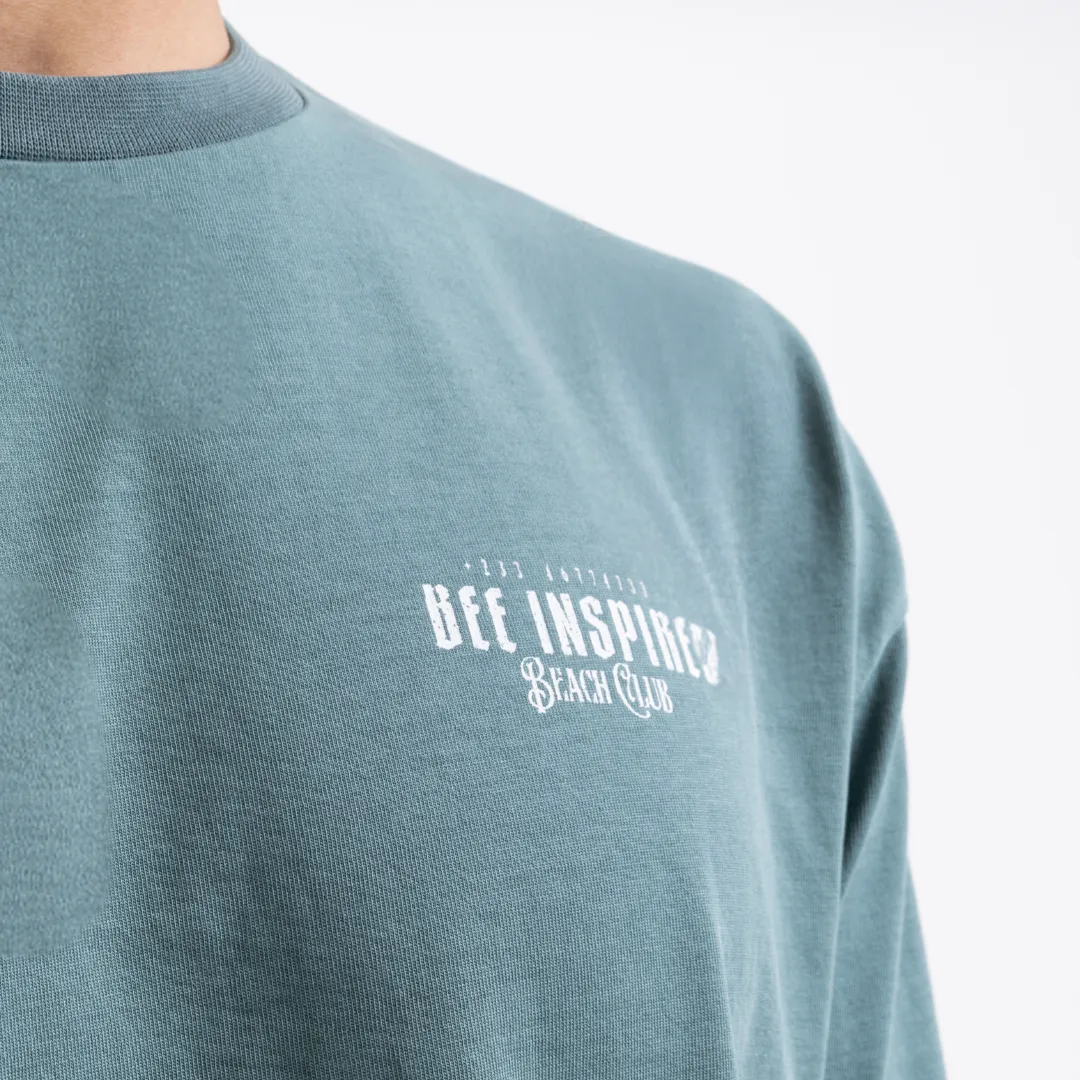 Grealish T-shirt - Teal Dusk sold by be inspired product image thumbnail 3