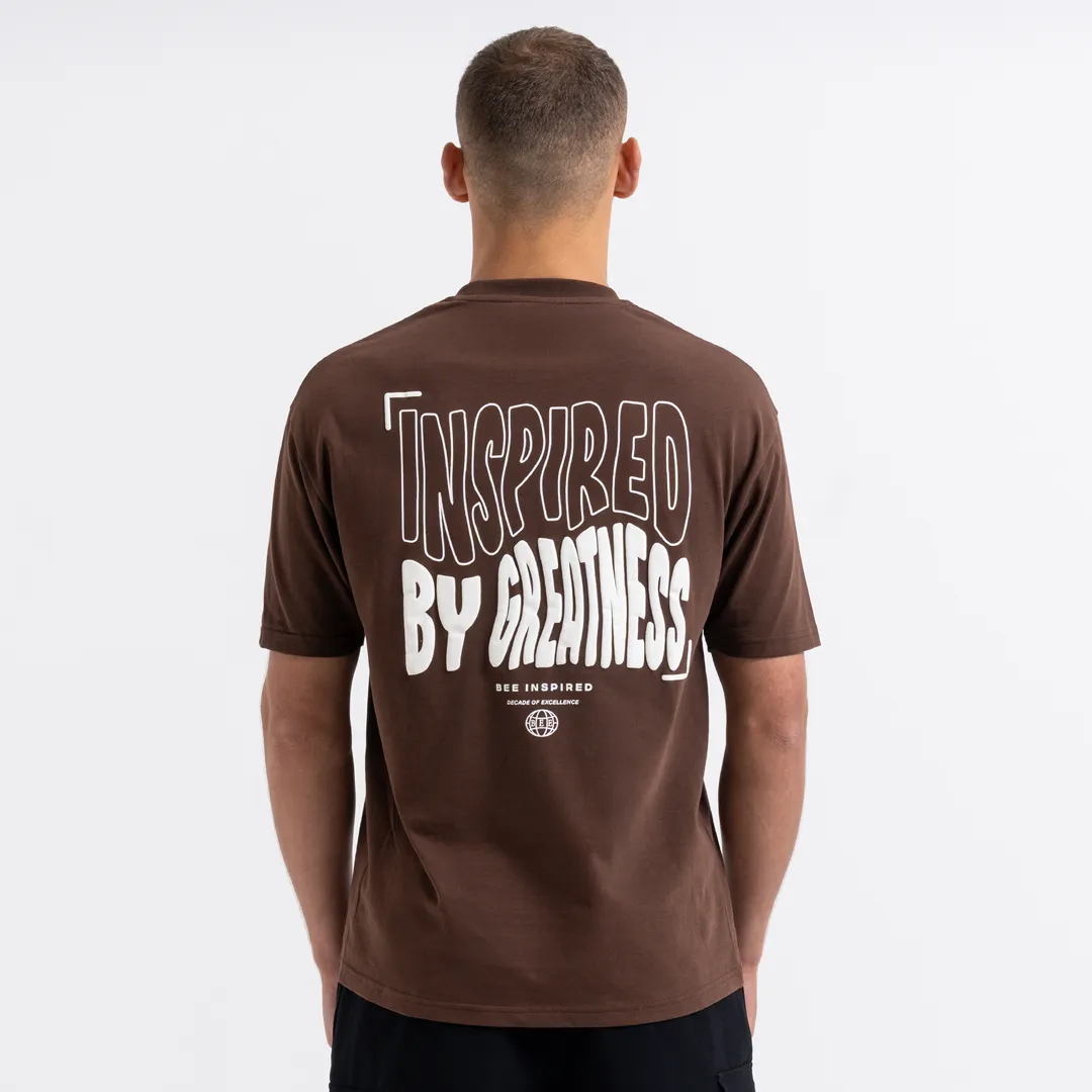 Aguirre T-Shirt - Coffee sold by be inspired