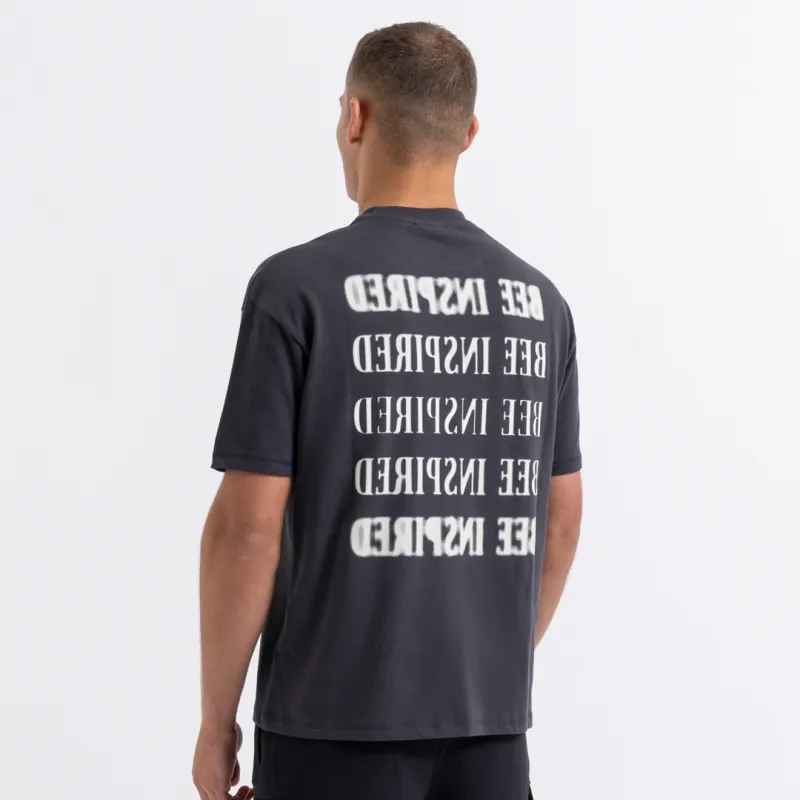 Kelleher T-Shirt - Charcoal sold by be inspired