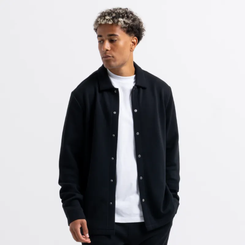 Rochet Overshirt - Black sold by be inspired